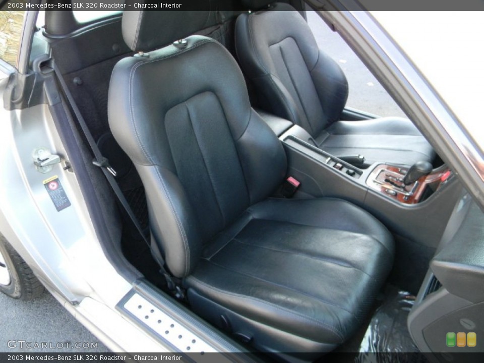Charcoal 2003 Mercedes-Benz SLK Interiors
