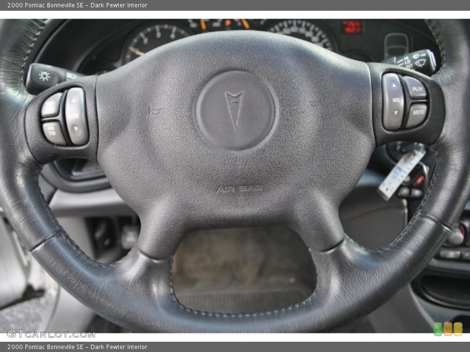 Dark Pewter Interior Steering Wheel for the 2000 Pontiac Bonneville SE #74961688