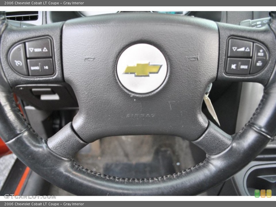 Gray Interior Steering Wheel for the 2006 Chevrolet Cobalt LT Coupe #74962462