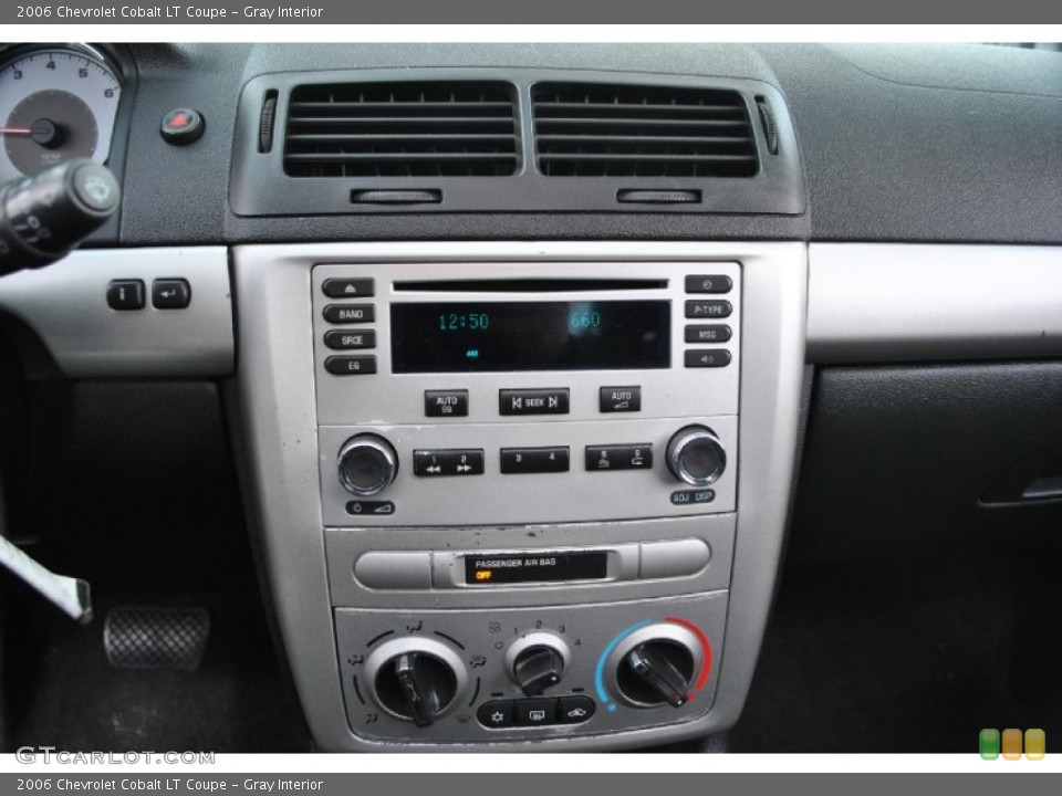 Gray Interior Controls for the 2006 Chevrolet Cobalt LT Coupe #74962487