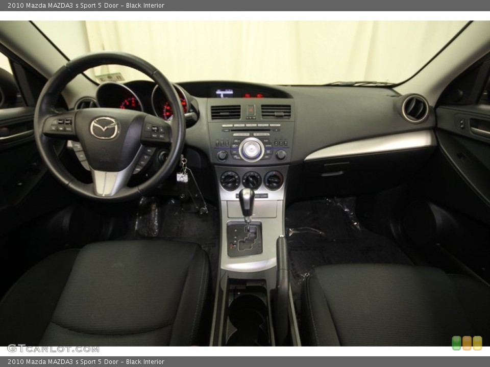 Black Interior Dashboard for the 2010 Mazda MAZDA3 s Sport 5 Door #74966941