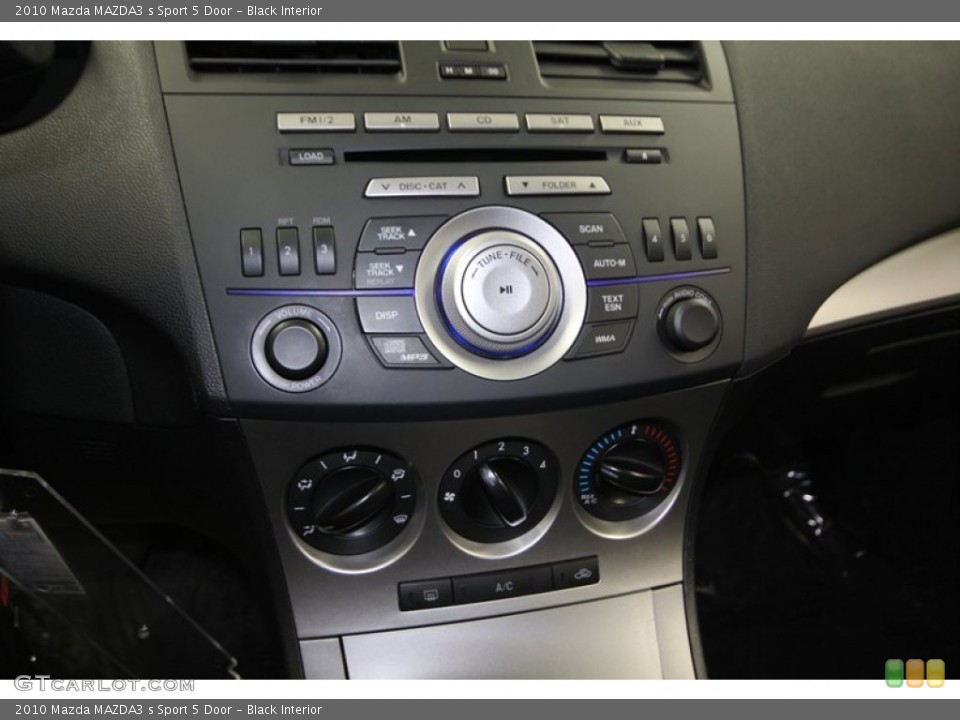 Black Interior Controls for the 2010 Mazda MAZDA3 s Sport 5 Door #74967173