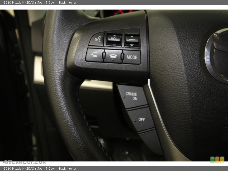 Black Interior Controls for the 2010 Mazda MAZDA3 s Sport 5 Door #74967226