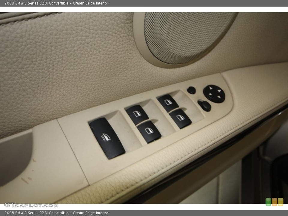 Cream Beige Interior Controls for the 2008 BMW 3 Series 328i Convertible #74967646