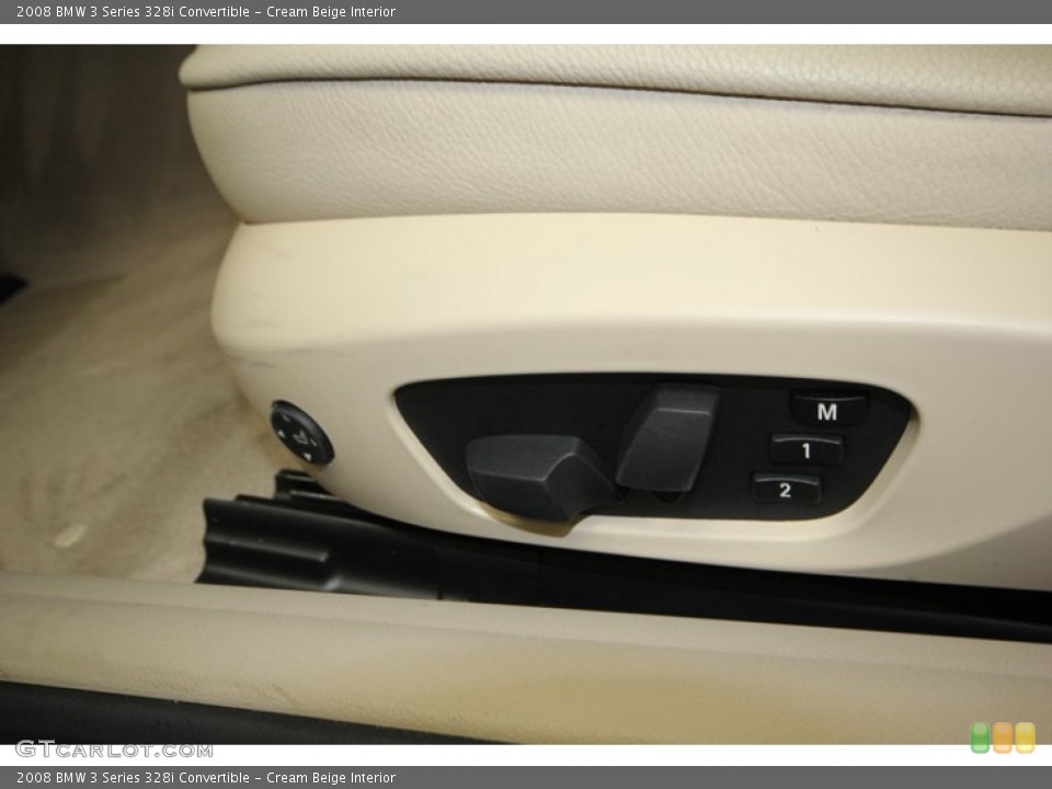 Cream Beige Interior Controls for the 2008 BMW 3 Series 328i Convertible #74967664