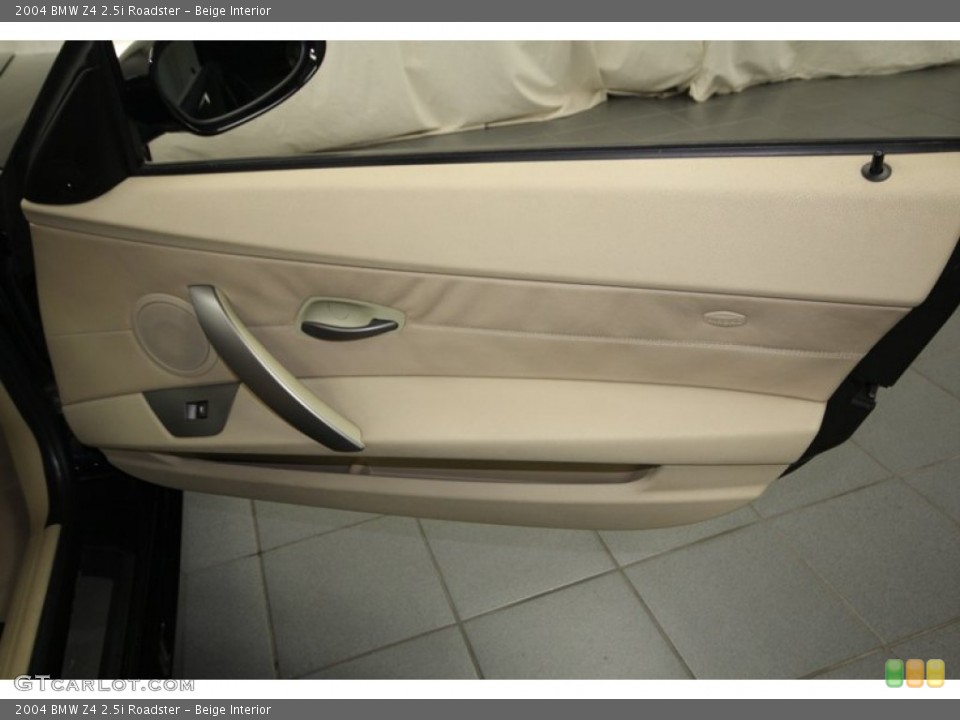 Beige Interior Door Panel for the 2004 BMW Z4 2.5i Roadster #74969293