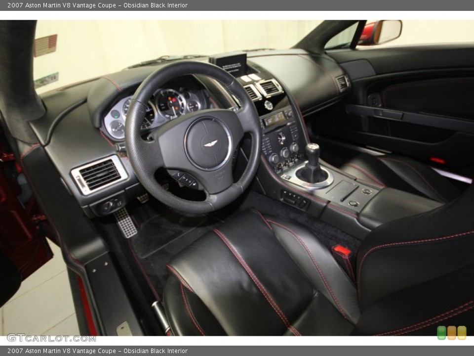 Obsidian Black Interior Prime Interior for the 2007 Aston Martin V8 Vantage Coupe #74970490