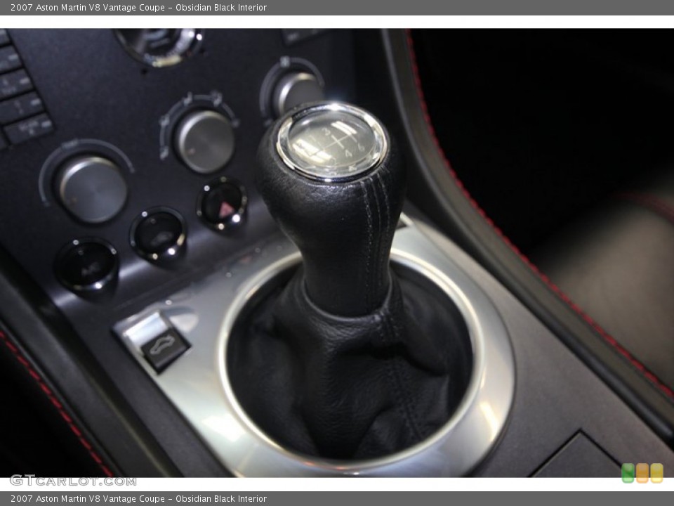 Obsidian Black Interior Transmission for the 2007 Aston Martin V8 Vantage Coupe #74970594