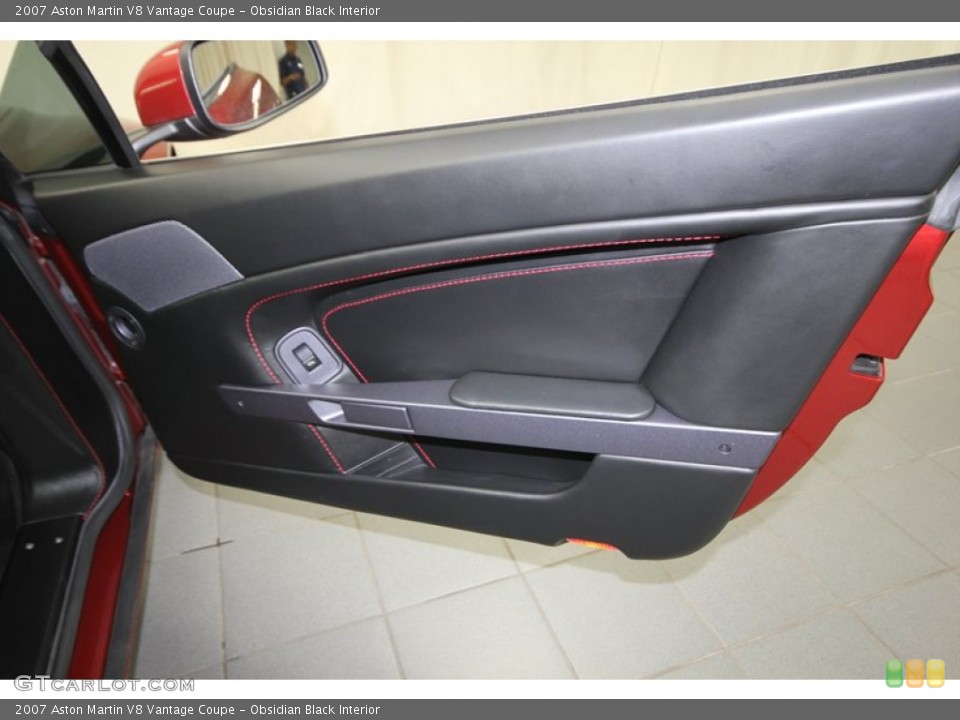 Obsidian Black Interior Door Panel for the 2007 Aston Martin V8 Vantage Coupe #74970646