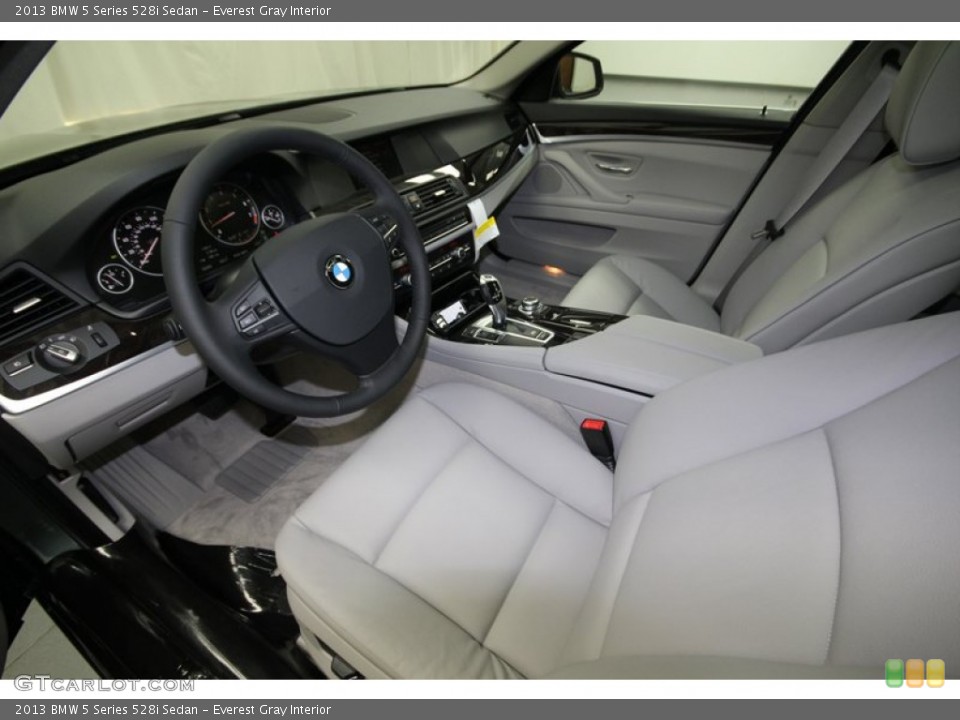 Everest Gray Interior Prime Interior for the 2013 BMW 5 Series 528i Sedan #74972203
