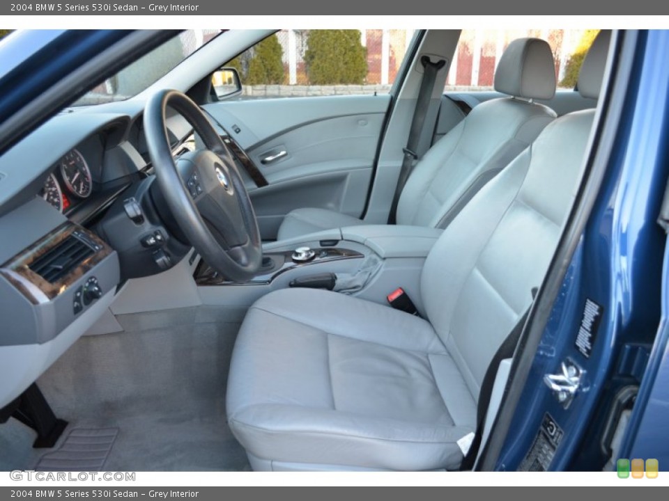 Grey 2004 BMW 5 Series Interiors