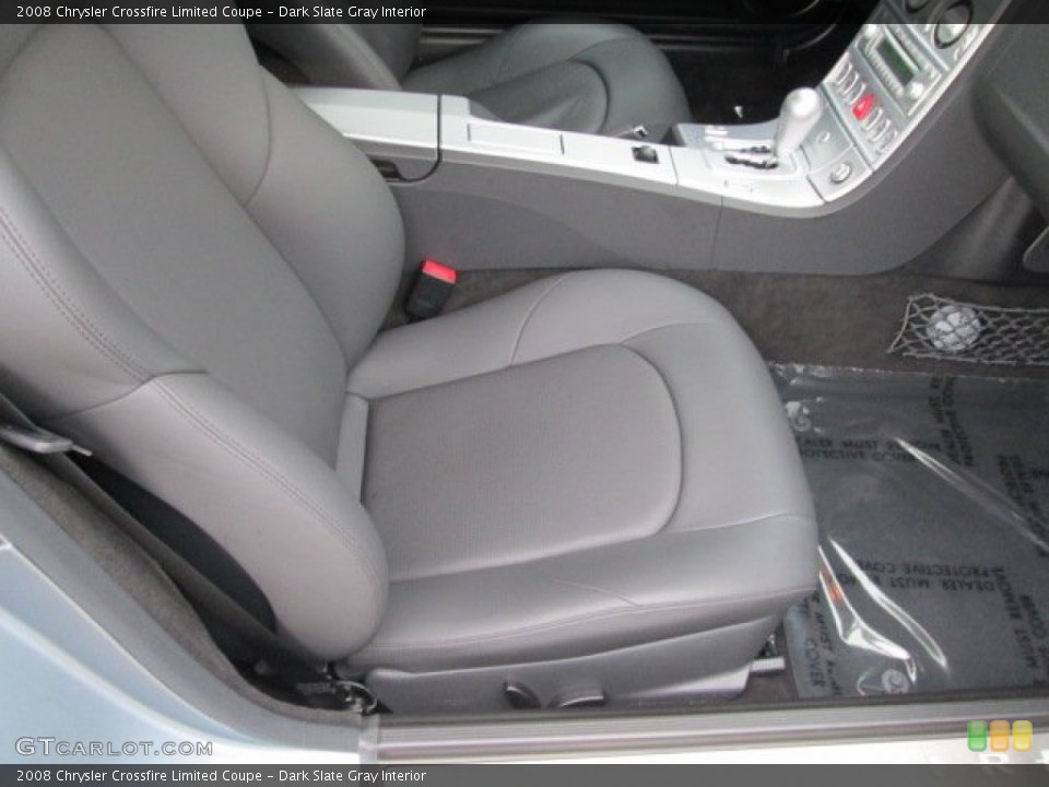 Dark Slate Gray Interior Front Seat for the 2008 Chrysler Crossfire Limited Coupe #74975284