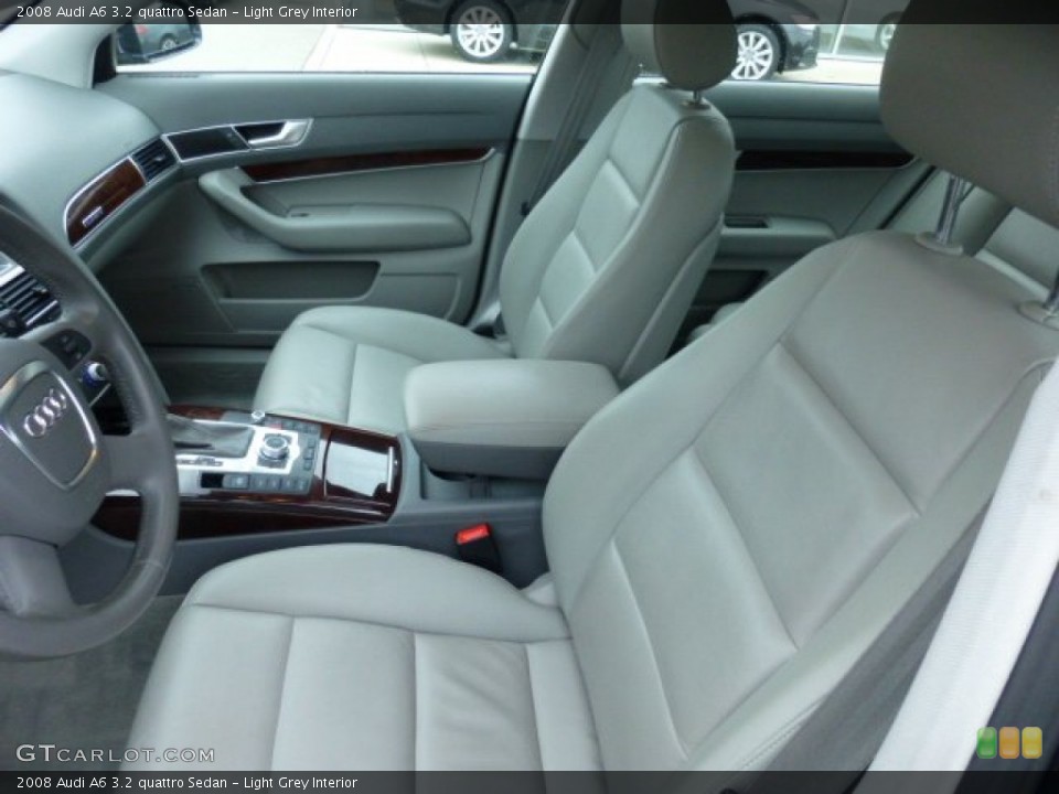 Light Grey Interior Front Seat for the 2008 Audi A6 3.2 quattro Sedan #74975537