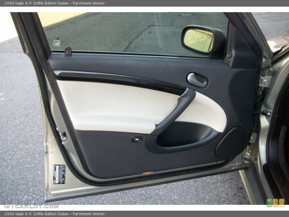 Parchment Interior Door Panel for the 2009 Saab 9-5 Griffin Edition Sedan #74976286