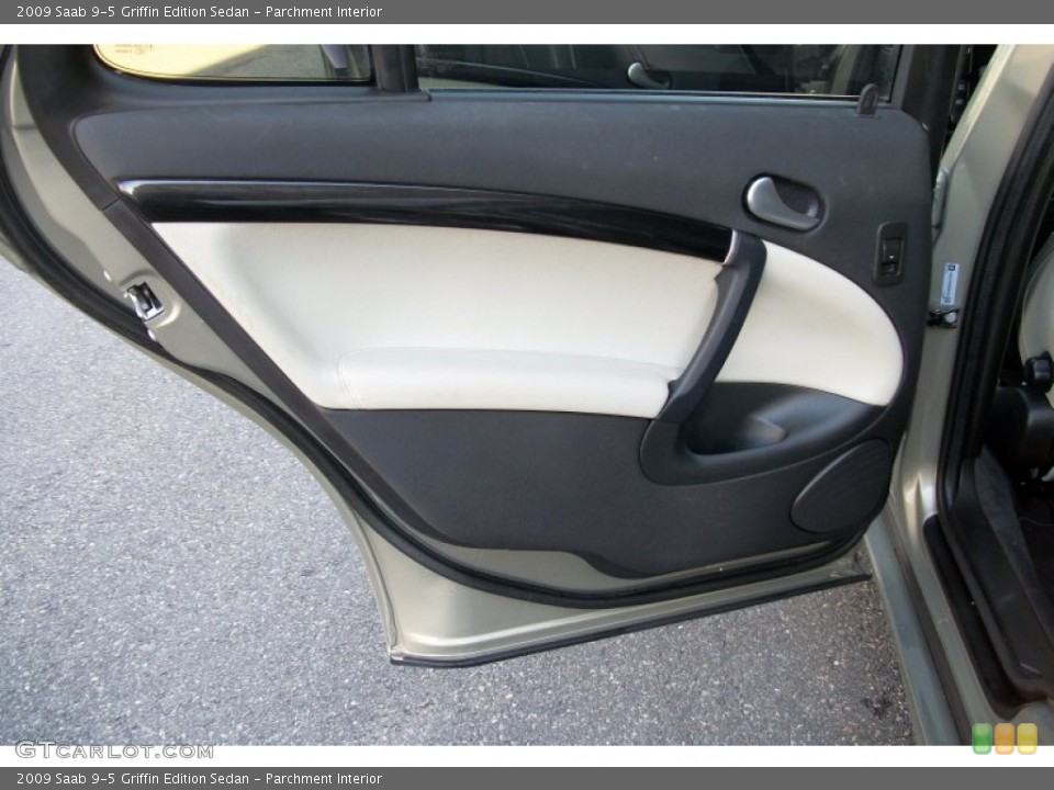 Parchment Interior Door Panel for the 2009 Saab 9-5 Griffin Edition Sedan #74976346