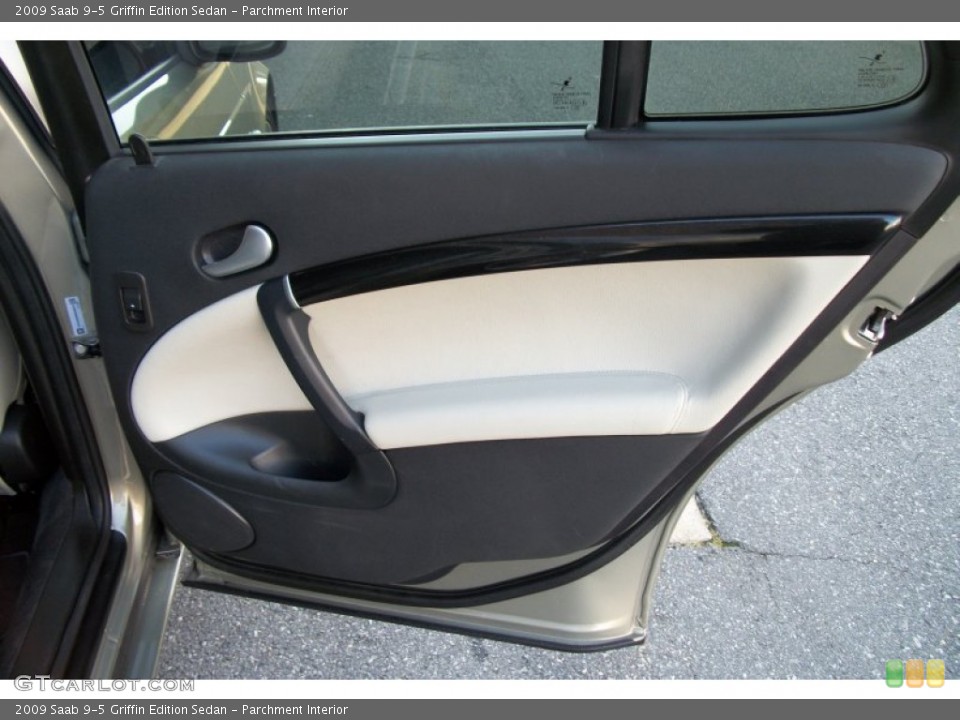 Parchment Interior Door Panel for the 2009 Saab 9-5 Griffin Edition Sedan #74976433