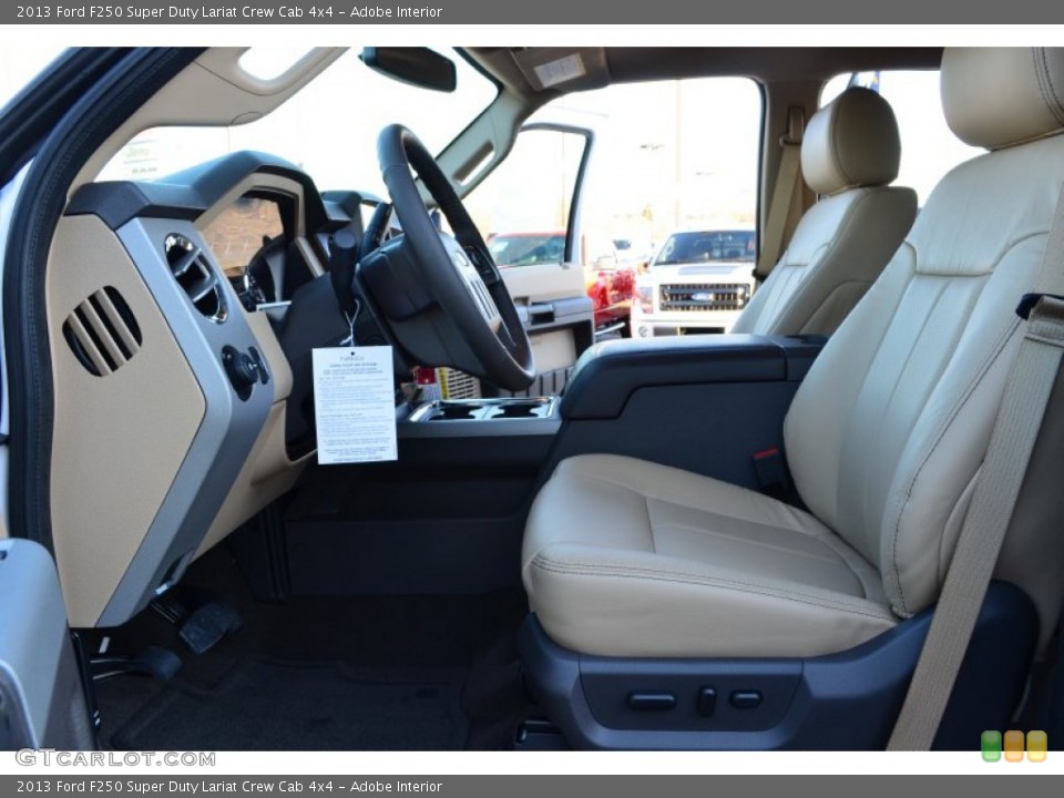 Adobe Interior Photo for the 2013 Ford F250 Super Duty Lariat Crew Cab 4x4 #74977861