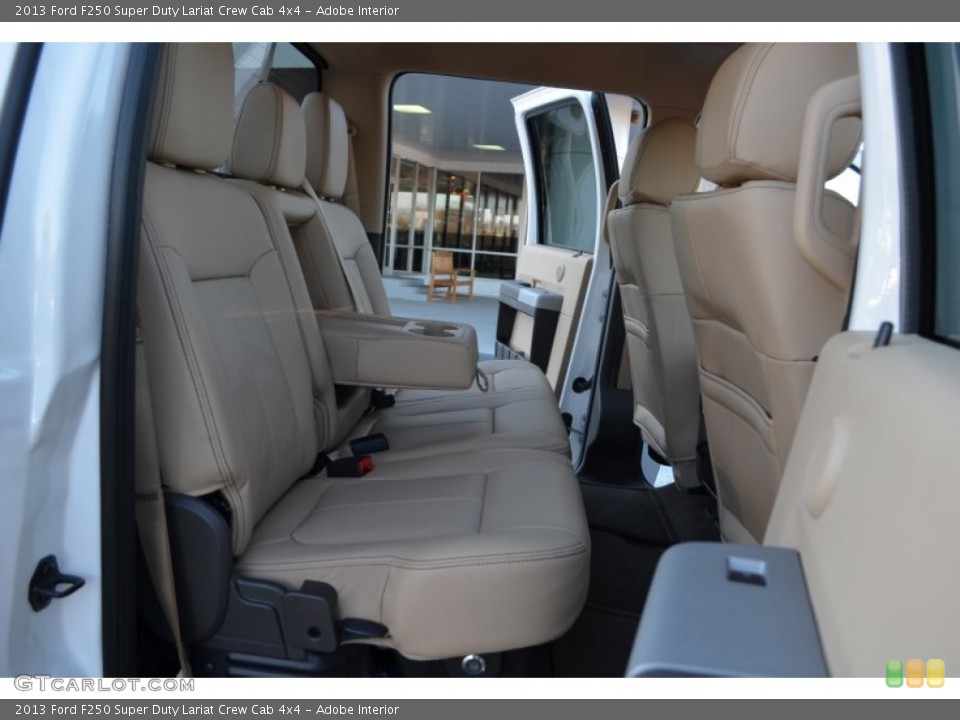 Adobe Interior Rear Seat for the 2013 Ford F250 Super Duty Lariat Crew Cab 4x4 #74977903