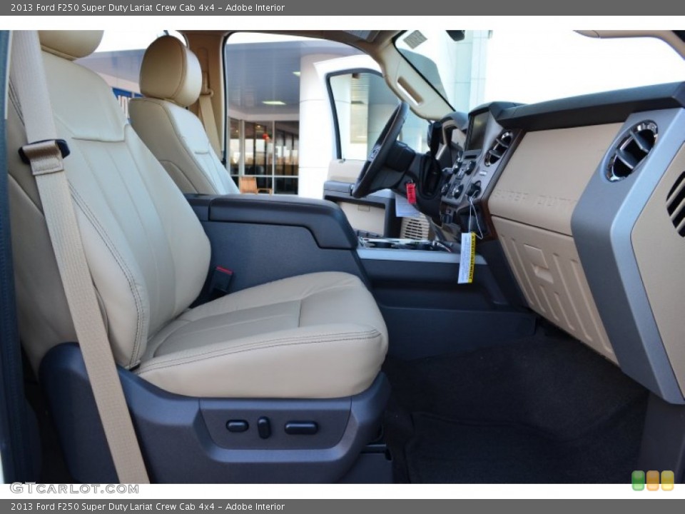 Adobe Interior Photo for the 2013 Ford F250 Super Duty Lariat Crew Cab 4x4 #74977936