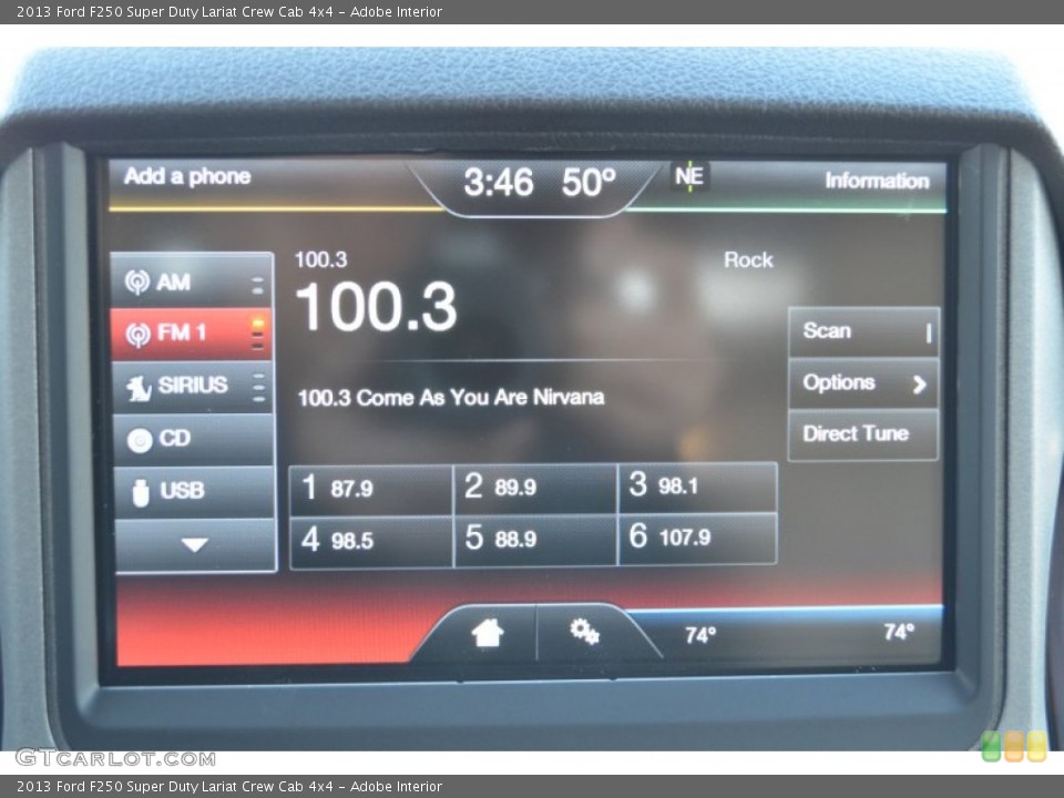 Adobe Interior Controls for the 2013 Ford F250 Super Duty Lariat Crew Cab 4x4 #74978318