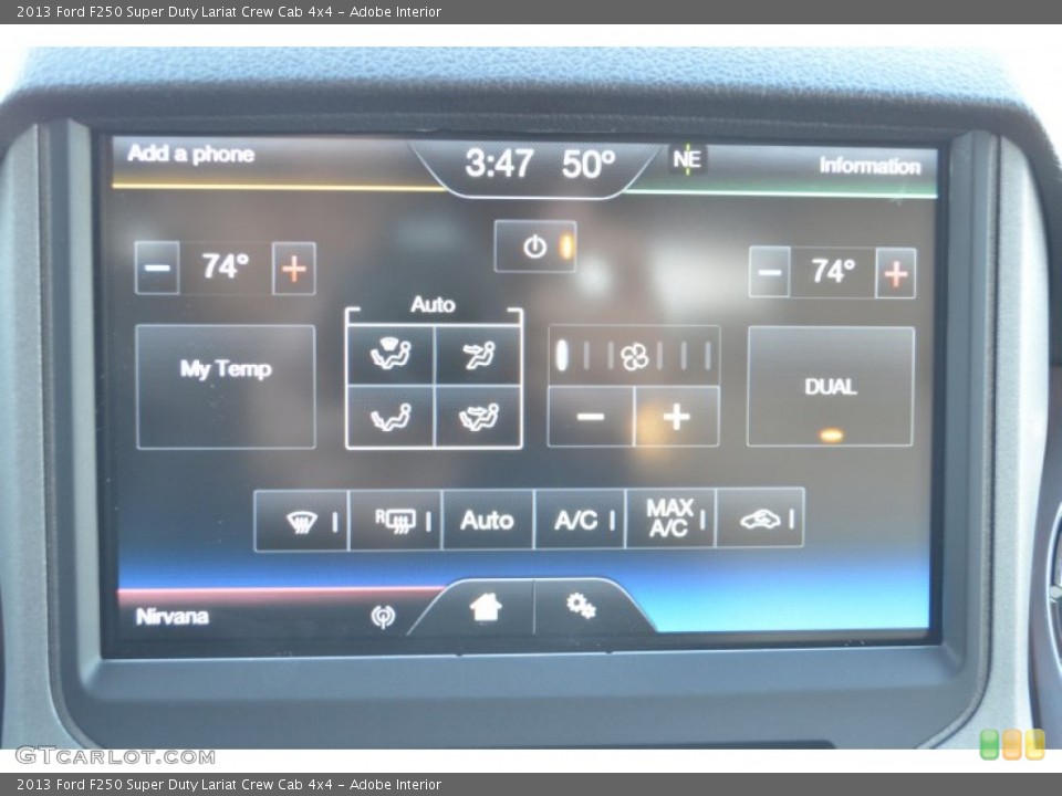 Adobe Interior Controls for the 2013 Ford F250 Super Duty Lariat Crew Cab 4x4 #74978329