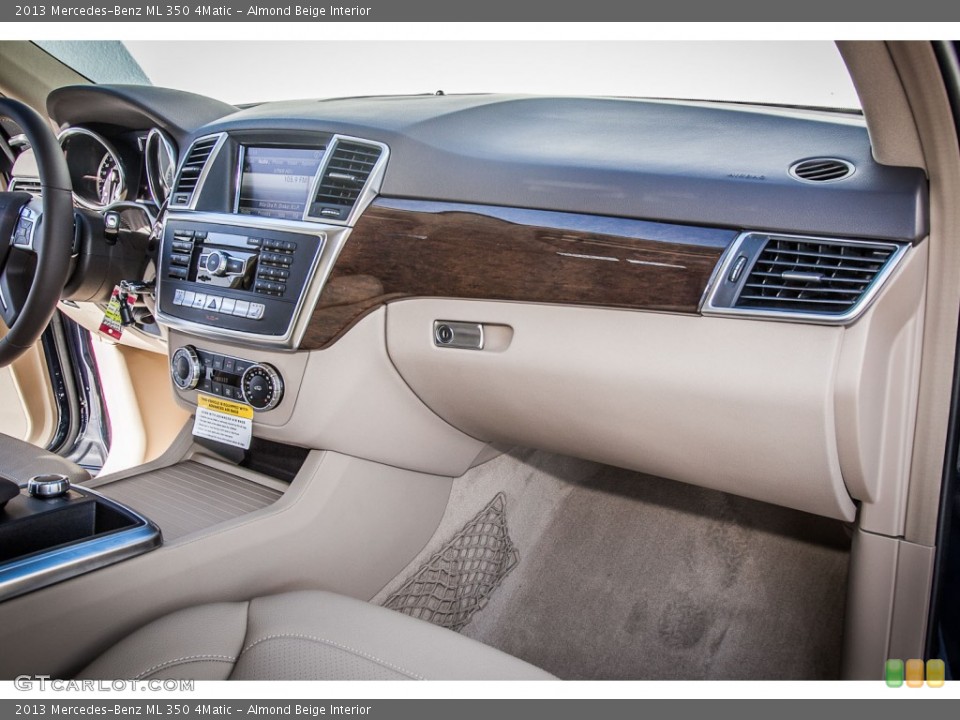 Almond Beige Interior Dashboard for the 2013 Mercedes-Benz ML 350 4Matic #74982358