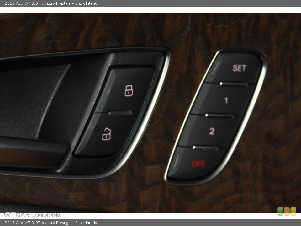 Black Interior Controls for the 2013 Audi A7 3.0T quattro Prestige #74984218