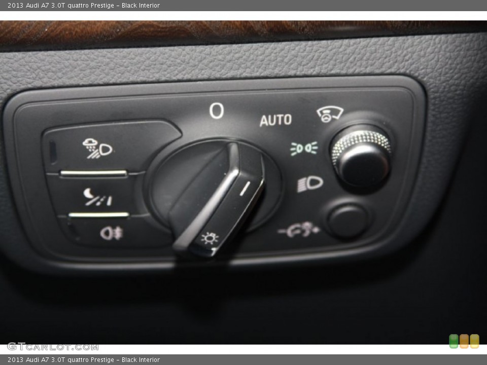 Black Interior Controls for the 2013 Audi A7 3.0T quattro Prestige #74984300