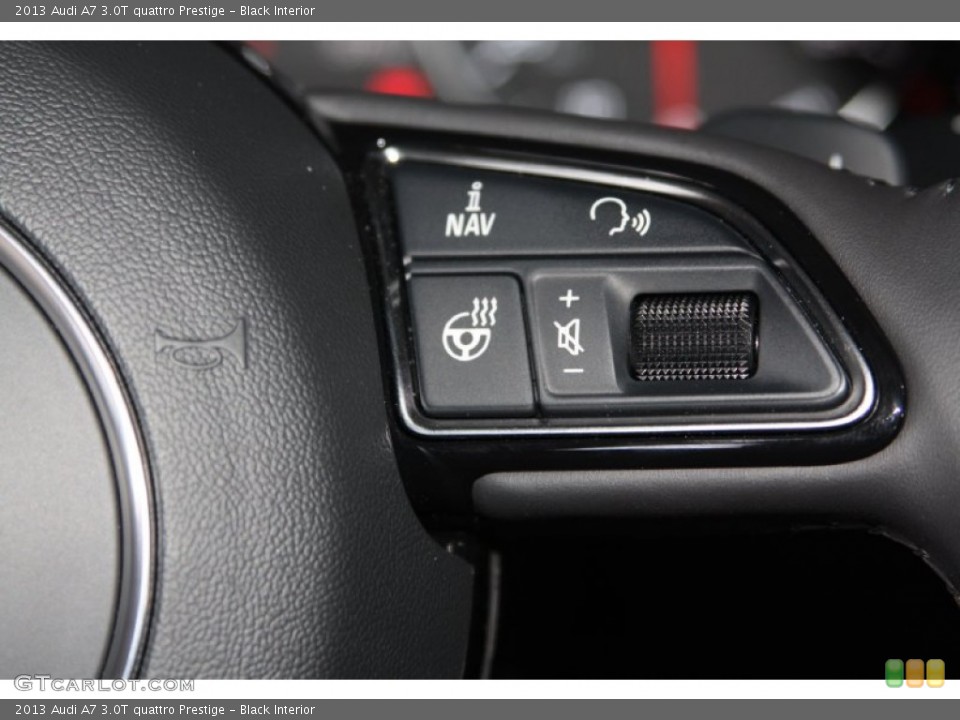 Black Interior Controls for the 2013 Audi A7 3.0T quattro Prestige #74984335