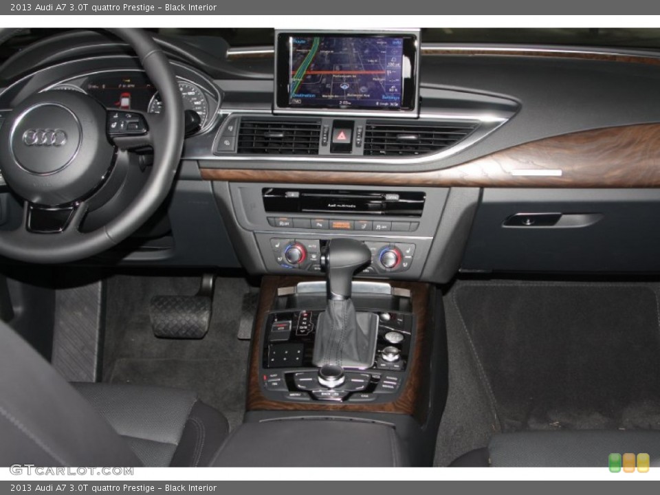 Black Interior Controls for the 2013 Audi A7 3.0T quattro Prestige #74984488