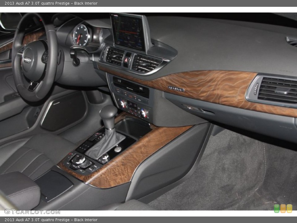 Black Interior Dashboard for the 2013 Audi A7 3.0T quattro Prestige #74984623