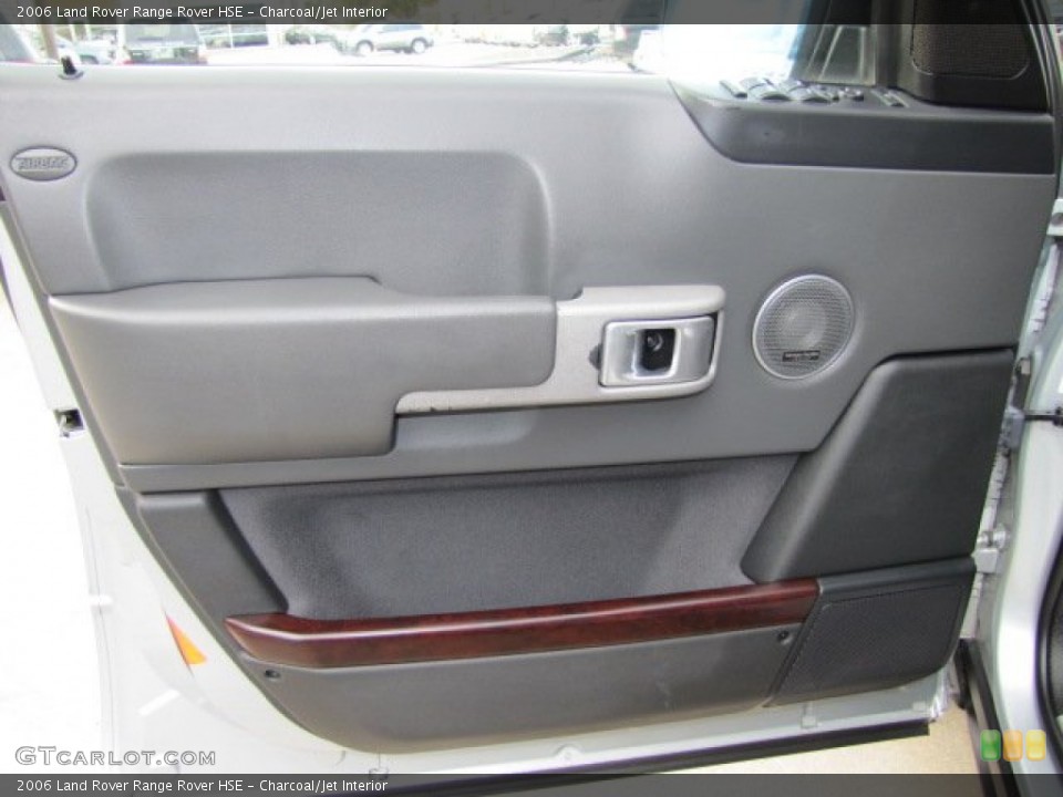 Charcoal/Jet Interior Door Panel for the 2006 Land Rover Range Rover HSE #74988609