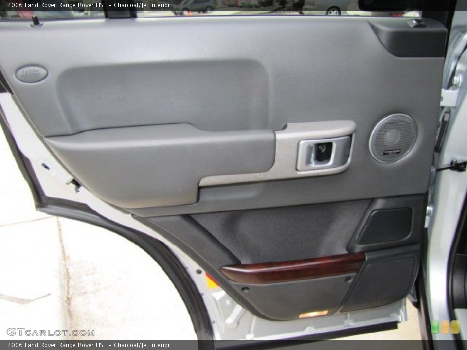 Charcoal/Jet Interior Door Panel for the 2006 Land Rover Range Rover HSE #74988648