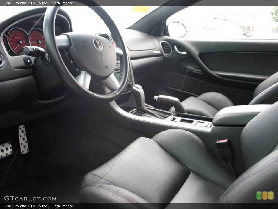 Black Interior Prime Interior for the 2006 Pontiac GTO Coupe #74989531