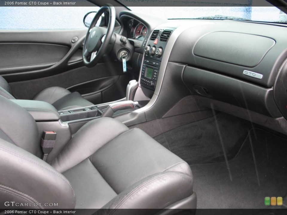 Black Interior Photo for the 2006 Pontiac GTO Coupe #74989552