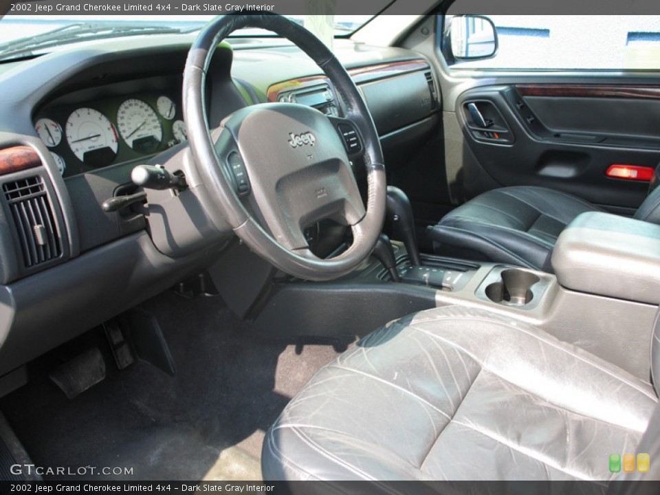 Dark Slate Gray Interior Photo for the 2002 Jeep Grand Cherokee Limited 4x4 #74991754
