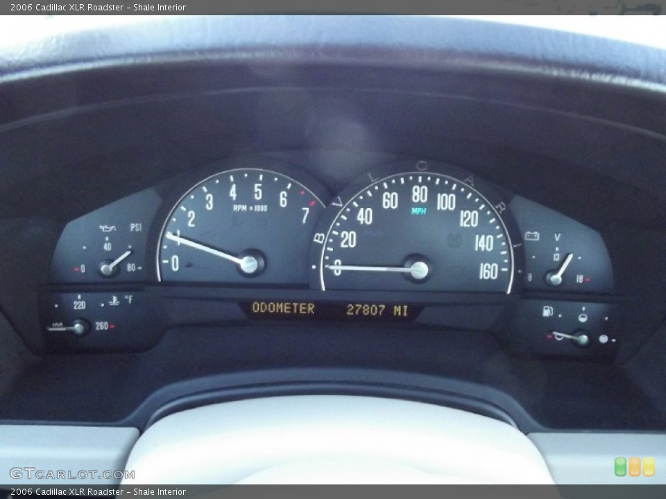 Shale Interior Gauges for the 2006 Cadillac XLR Roadster #74994520