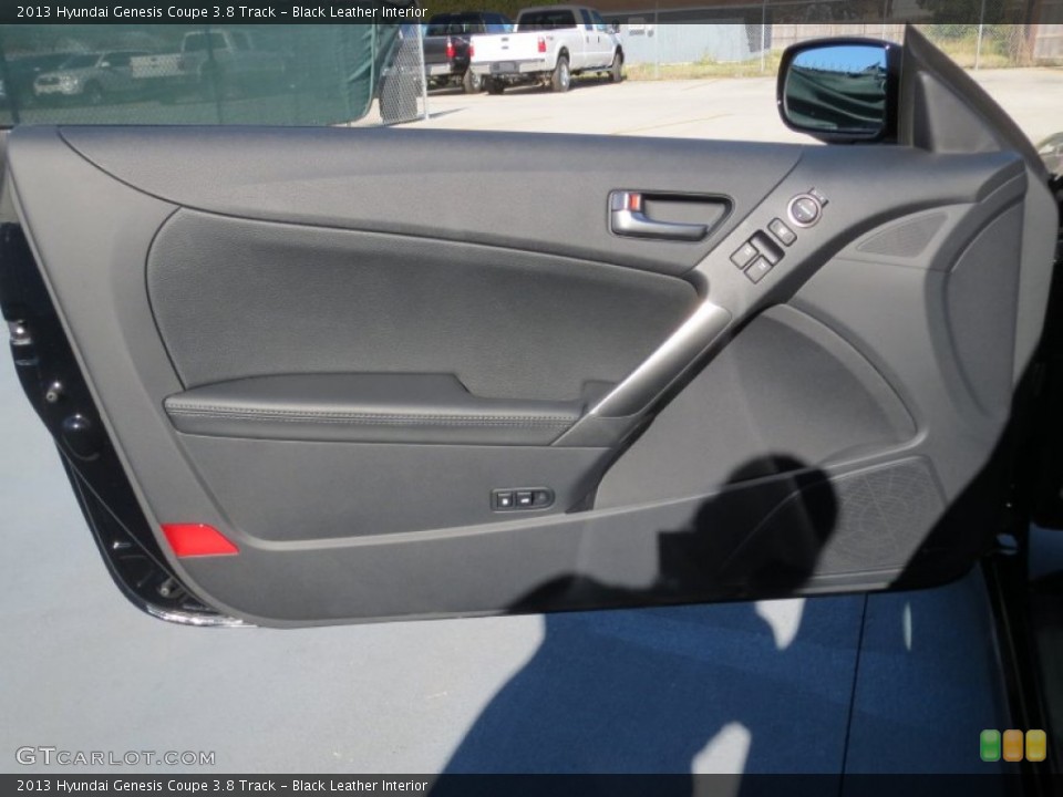 Black Leather Interior Door Panel for the 2013 Hyundai Genesis Coupe 3.8 Track #74995078