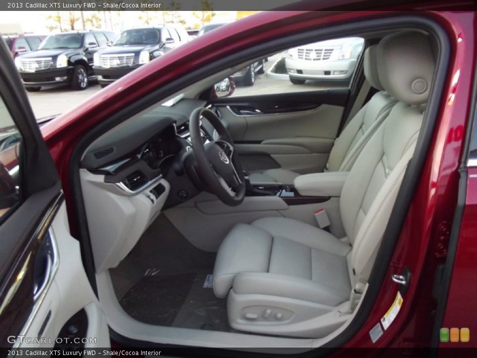 Shale/Cocoa Interior Front Seat for the 2013 Cadillac XTS Luxury FWD #74995861