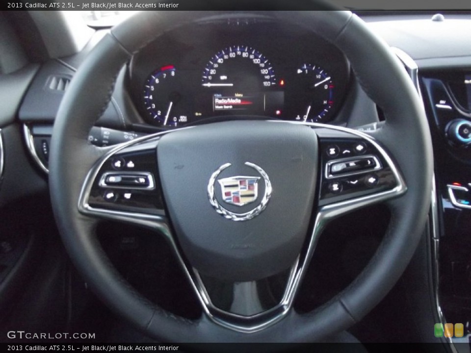 Jet Black/Jet Black Accents Interior Steering Wheel for the 2013 Cadillac ATS 2.5L #74996083