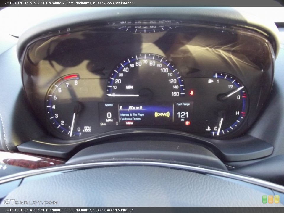 Light Platinum/Jet Black Accents Interior Gauges for the 2013 Cadillac ATS 3.6L Premium #74996395