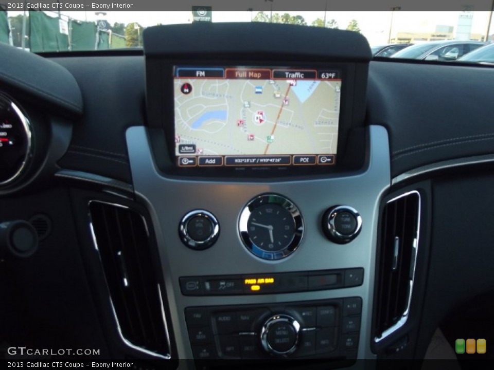 Ebony Interior Navigation for the 2013 Cadillac CTS Coupe #74996986