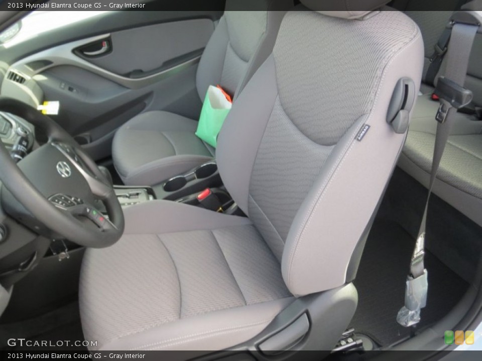 Gray Interior Front Seat for the 2013 Hyundai Elantra Coupe GS #74998591