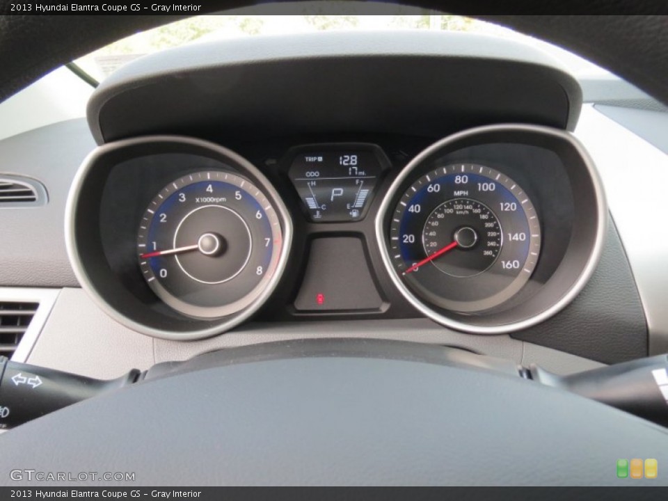 Gray Interior Gauges for the 2013 Hyundai Elantra Coupe GS #74998768