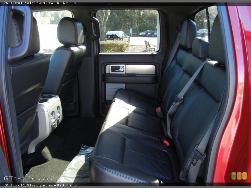 Black Interior Rear Seat for the 2013 Ford F150 FX2 SuperCrew #74999233