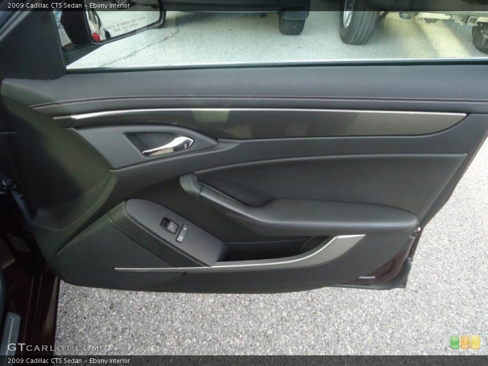 Ebony Interior Door Panel for the 2009 Cadillac CTS Sedan #74999267