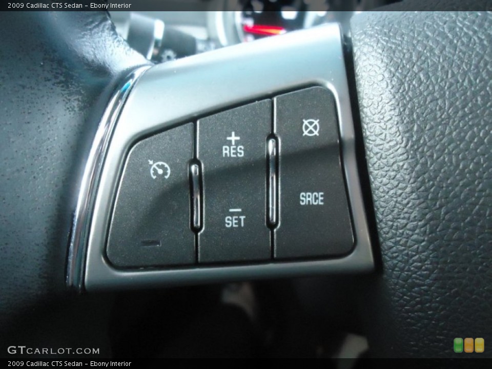 Ebony Interior Controls for the 2009 Cadillac CTS Sedan #74999405