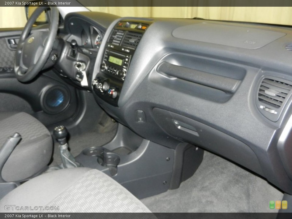 Black Interior Dashboard for the 2007 Kia Sportage LX #74999476
