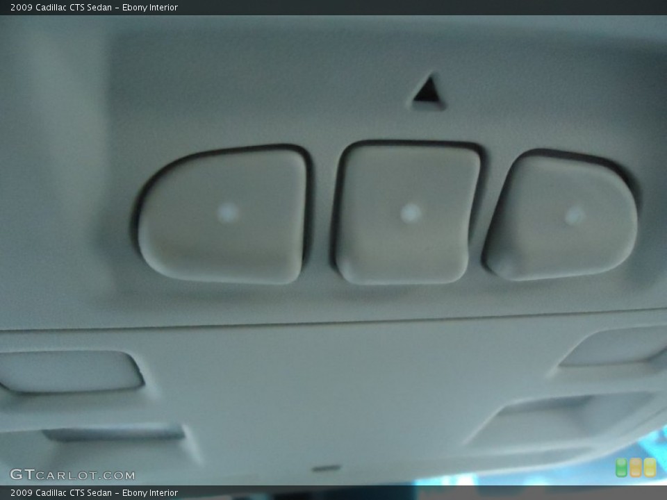 Ebony Interior Controls for the 2009 Cadillac CTS Sedan #74999596