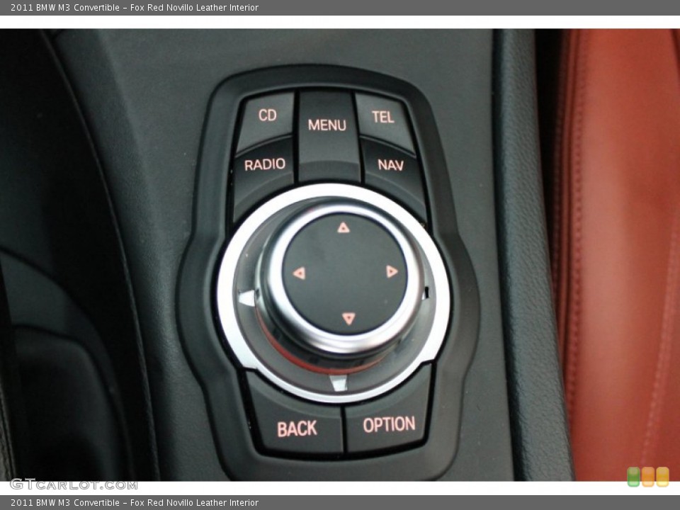 Fox Red Novillo Leather Interior Controls for the 2011 BMW M3 Convertible #75000035